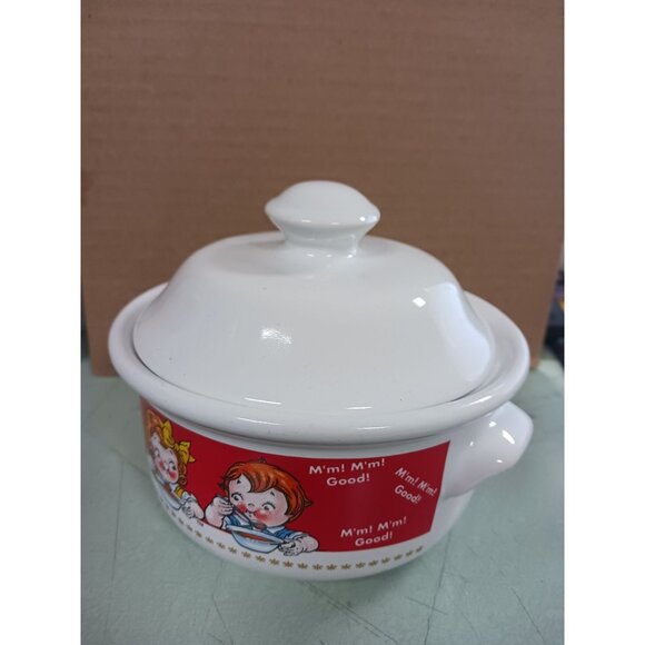 Vintage Campbell Soup Bowl With Lid 1998 - Picture 3 of 8